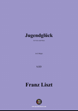 Liszt-Jugendglück,in G Major
