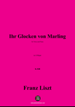 Liszt-Ihr Glocken von Marling,in A Major