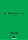 Liszt-Ihr Glocken von Marling,in B Major