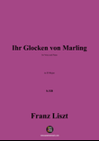 Liszt-Ihr Glocken von Marling,in D Major
