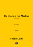 Liszt-Ihr Glocken von Marling,in B flat Major
