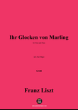 Liszt-Ihr Glocken von Marling,in E flat Major