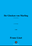 Liszt-Ihr Glocken von Marling,in G flat Major