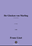 Liszt-Ihr Glocken von Marling,in G Major