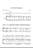 Largo from New World Symphony for Double Bass and Piano