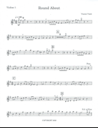 ROUND ABOUT -Elementary Easy String Orchestra scores gallery preview page 4