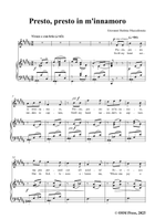 Mazzaferrata-Presto presto io minnamoro,in B Major Piano, Vocal scores gallery preview page 3