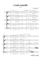 C. Monteverdi-Cruda Amarilli,in E flat Major Piano, Vocal scores gallery preview page 3