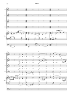 Aleluia for choir & organ 4-Part scores gallery preview page 3