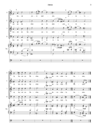 Aleluia for choir & organ 4-Part scores gallery preview page 4