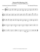Prayerful Musing 245 Small Ensemble scores gallery preview page 3