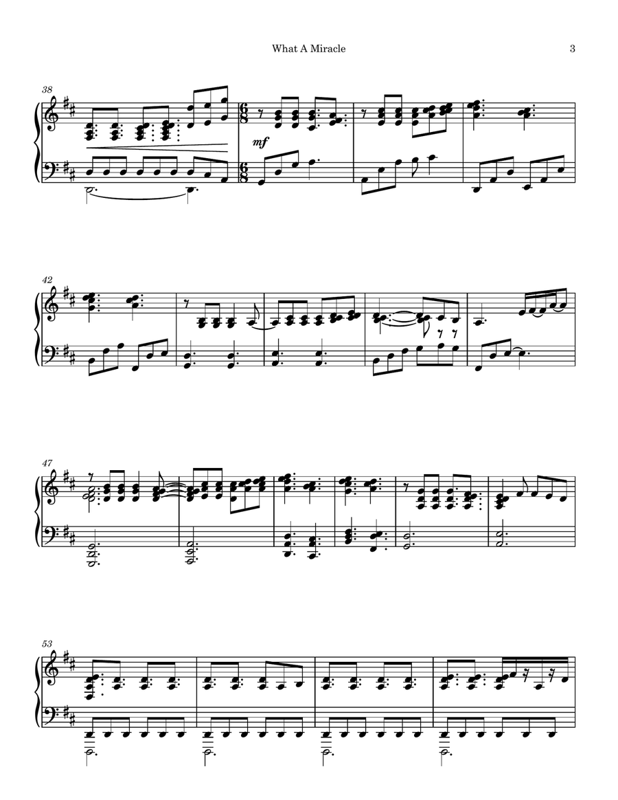 What A Miracle Piano Solo - Digital Sheet Music page 3