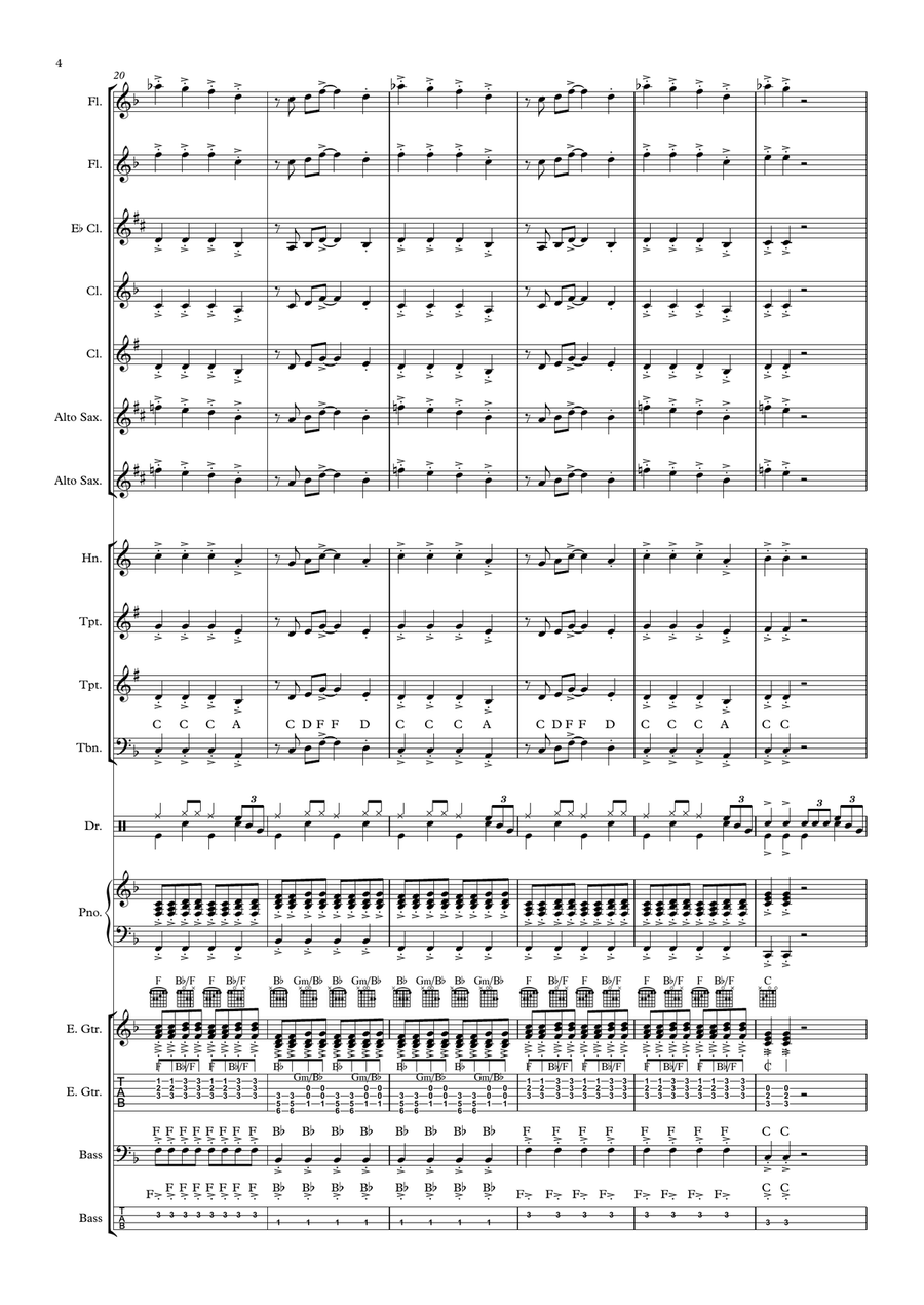 Getting Going - for Beginner/Intermediate Jazz (Swing) Band Jazz Ensemble - Digital Sheet Music page 4