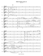 Palestrina: Hodie Christus natus est for Double Saxophone Quartet Saxophone Quartet scores gallery preview page 5