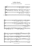 Lullaby Quartet for string quartet or string orchestra