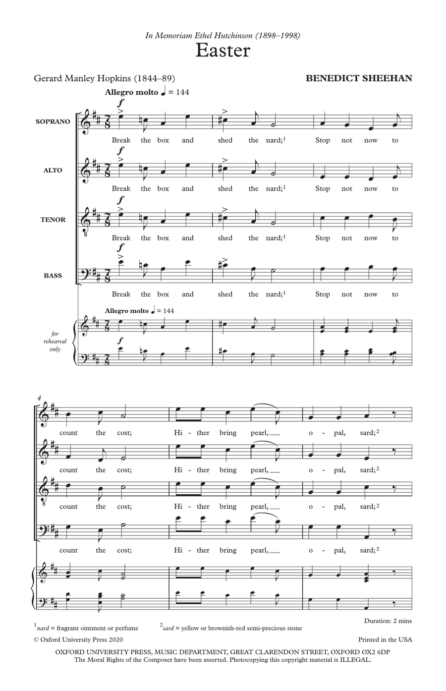 Easter 4-Part - Digital Sheet Music page 3