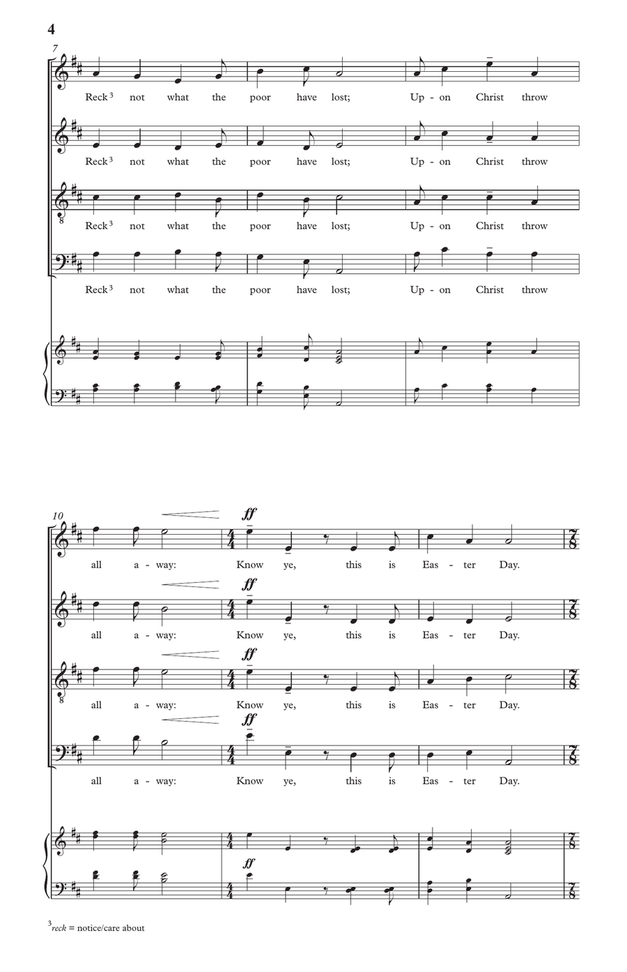 Easter 4-Part - Digital Sheet Music page 4