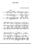 Silent Night - T. Sax., Cello and Guitar. With Parts.