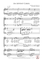 An Advent Carol 4-Part scores gallery preview page 3
