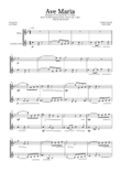 "Ave Maria" (Gounod) - Beautiful EASY version for OBOE & CLARINET DUET. mini preview