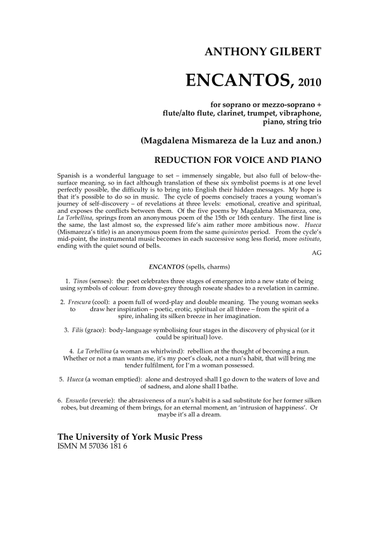 Encantos, 2010