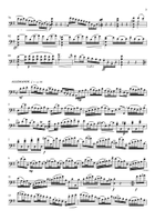 Suite No.3 BWV 1009 Double Bass scores gallery preview page 3