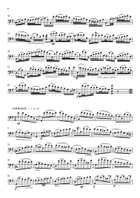 Suite No.3 BWV 1009 Double Bass scores gallery preview page 4