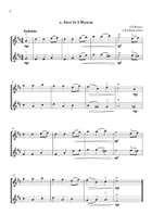 Twelve Christmas Duets for Two Violins String Duet scores gallery preview page 4