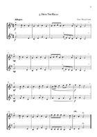 Twelve Christmas Duets for Two Violins String Duet scores gallery preview page 5
