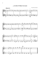 Twelve Christmas Duets for Two Violins String Duet scores gallery preview page 6