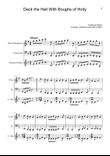 Deck the Hall - T. Sax., Cello & Guitar (With Parts)