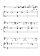 Flowers Piano, Vocal scores gallery preview page 4