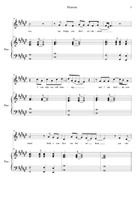 Flowers Piano, Vocal scores gallery preview page 3