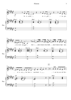 Flowers Piano, Vocal scores gallery preview page 5