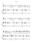Flowers Piano, Vocal scores gallery preview page 4