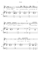 Flowers Piano, Vocal scores gallery preview page 5