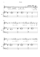 Flowers Piano, Vocal scores gallery preview page 4
