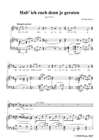 Richard Strauss-Hab' ich euch denn je geraten,in D Major Piano, Vocal scores gallery preview page 3