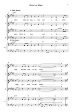 There's a Place 4-Part scores gallery preview page 5