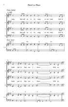 There's a Place 4-Part scores gallery preview page 6