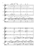 A touch of gentleness for flute quartet (incl. piccolo) and piano Small Ensemble scores gallery preview page 4