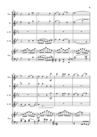 A touch of gentleness for flute quartet (incl. piccolo) and piano Small Ensemble scores gallery preview page 5