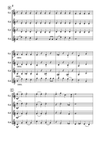 Jingle Bells Clarinet Quartet scores gallery preview page 3