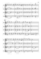 Jingle Bells Clarinet Quartet scores gallery preview page 4