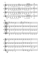 Jingle Bells Clarinet Quartet scores gallery preview page 5