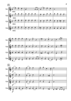 Jingle Bells Clarinet Quartet scores gallery preview page 6