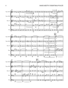 Margaret's Christmas Waltz Brass Quintet scores gallery preview page 4