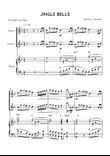 Jingle Bells - Flute Duet & Piano in F Major - Advanced With Chords