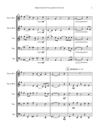 Macht hoch die Tür, die Tor macht weit (German Carol) for Brass Quintet Brass Quintet scores gallery preview page 3