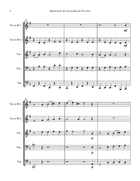 Macht hoch die Tür, die Tor macht weit (German Carol) for Brass Quintet Brass Quintet scores gallery preview page 4